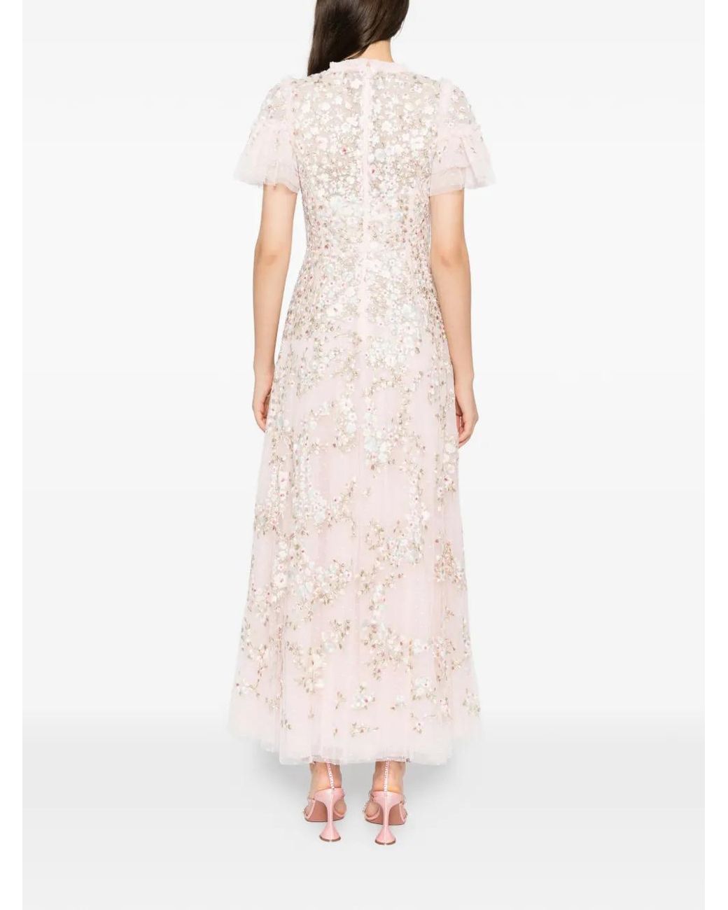Needle & Thread Pink Lunaria Gown