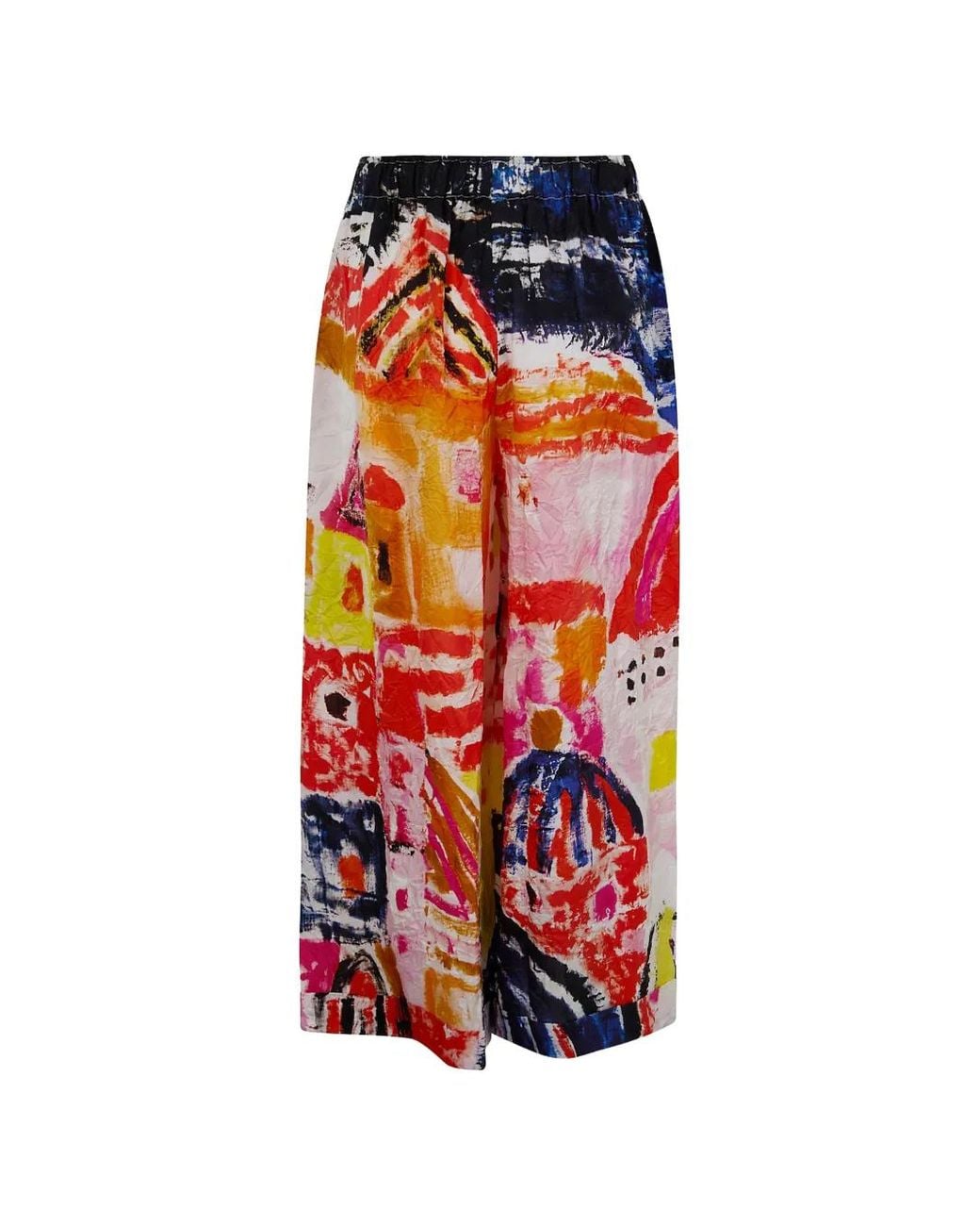 Daniela Gregis White Drawing-Detail Trousers
