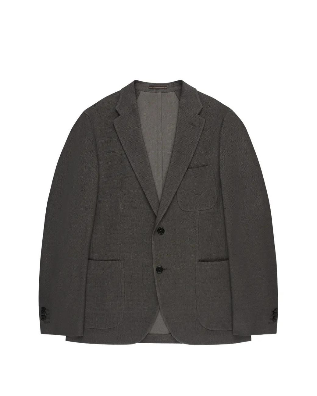 Incotex Gray Chest-Pocket Blazer for men
