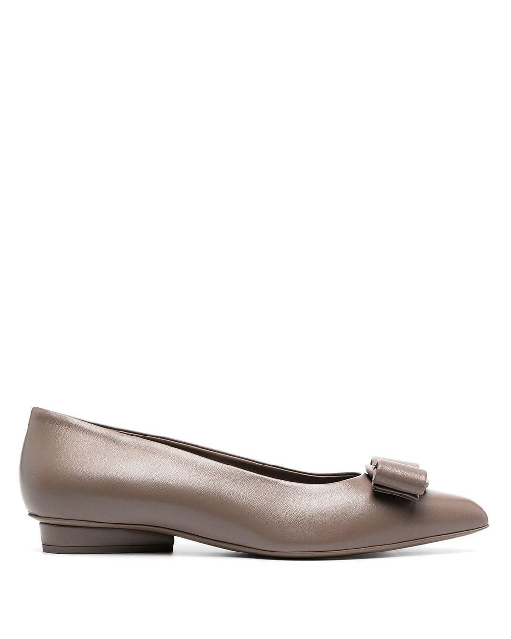 ferragamo pointed flats