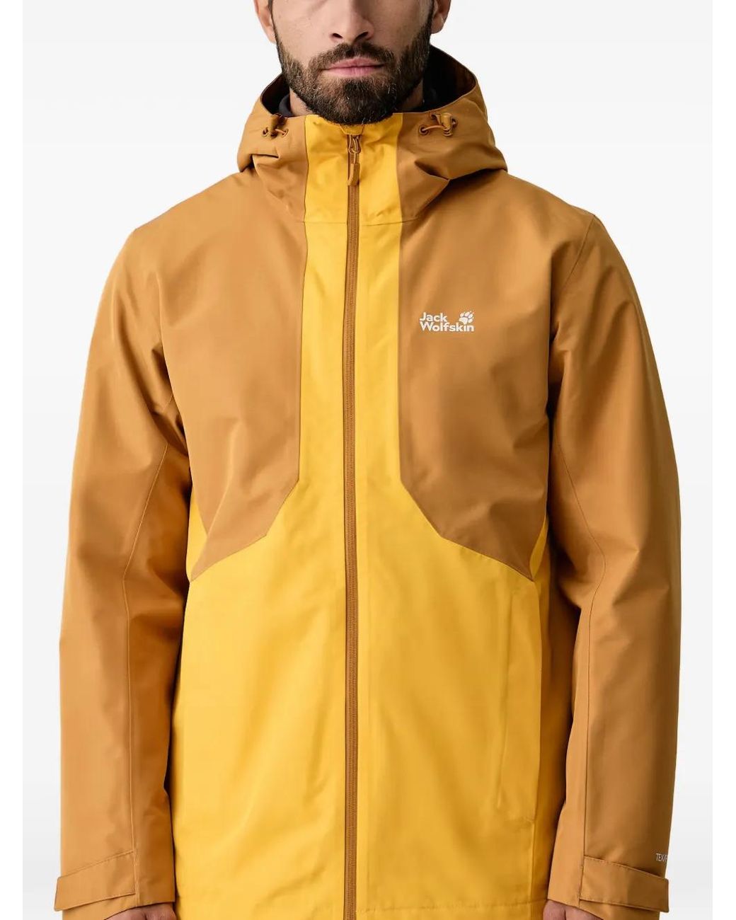 Jack Wolfskin Orange Stonetrail 3In1 Jkt M Hooded Jacket for men