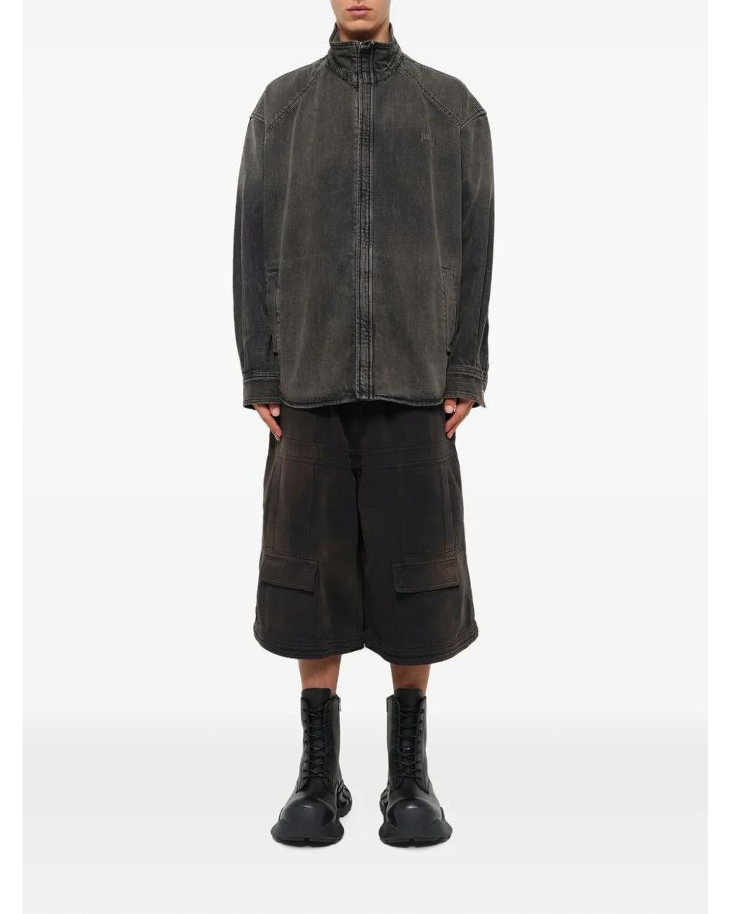 Juun.J Gray Cotton Jacket for men