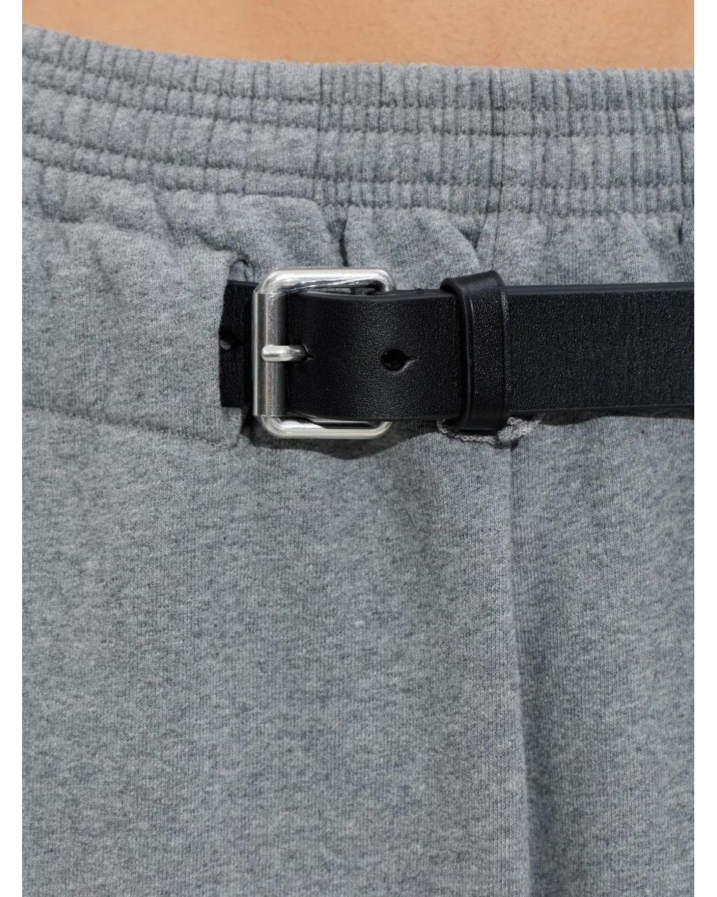 Alexander Wang Gray Sweatpants With A Belt