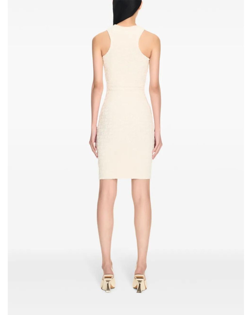 Off-White c/o Virgil Abloh White Off Terry Rowing Dress