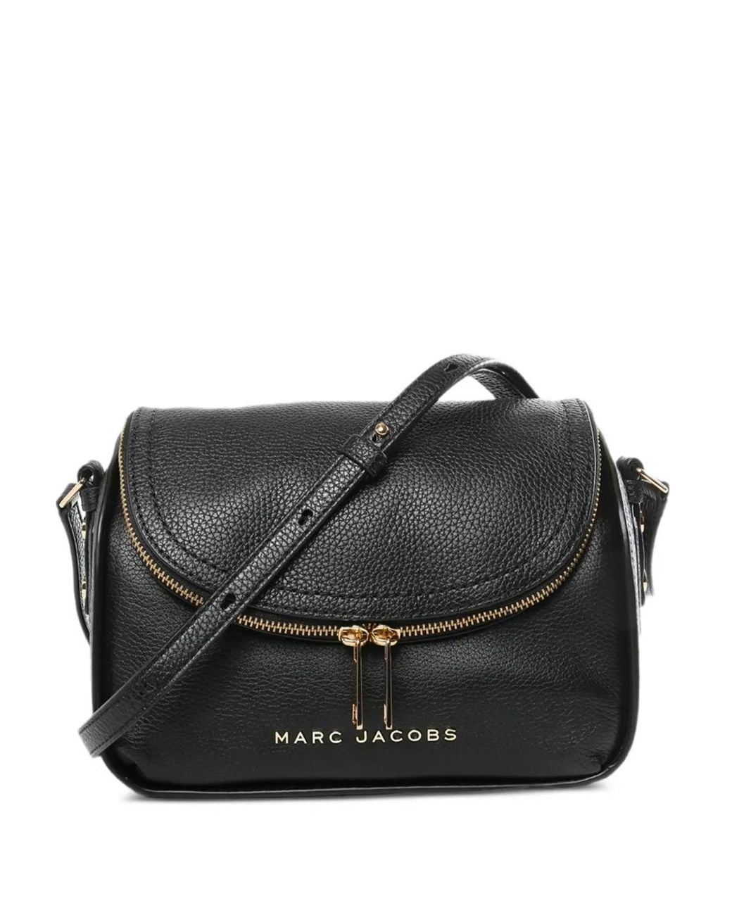 Marc Jacobs Zip Cross Body Bag in Black | Lyst