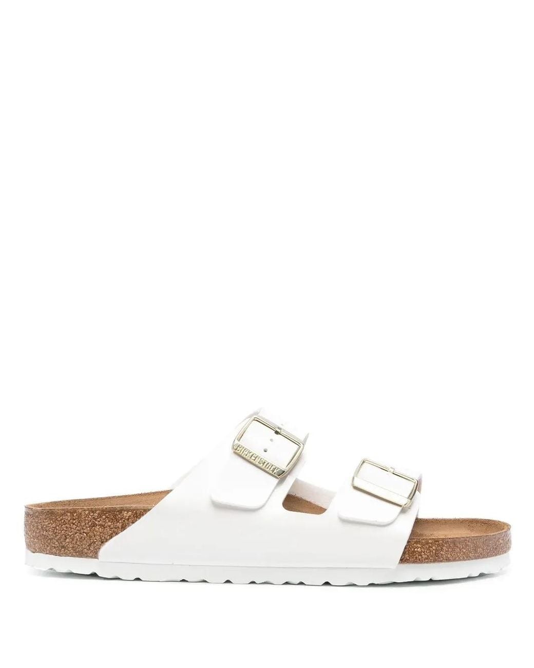 Birkenstock White Arizona Double-Strap Sandals for men