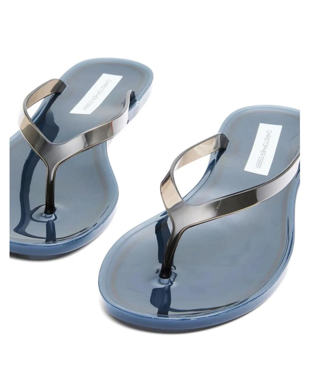 Christopher Esber White Jo Flip-Flops