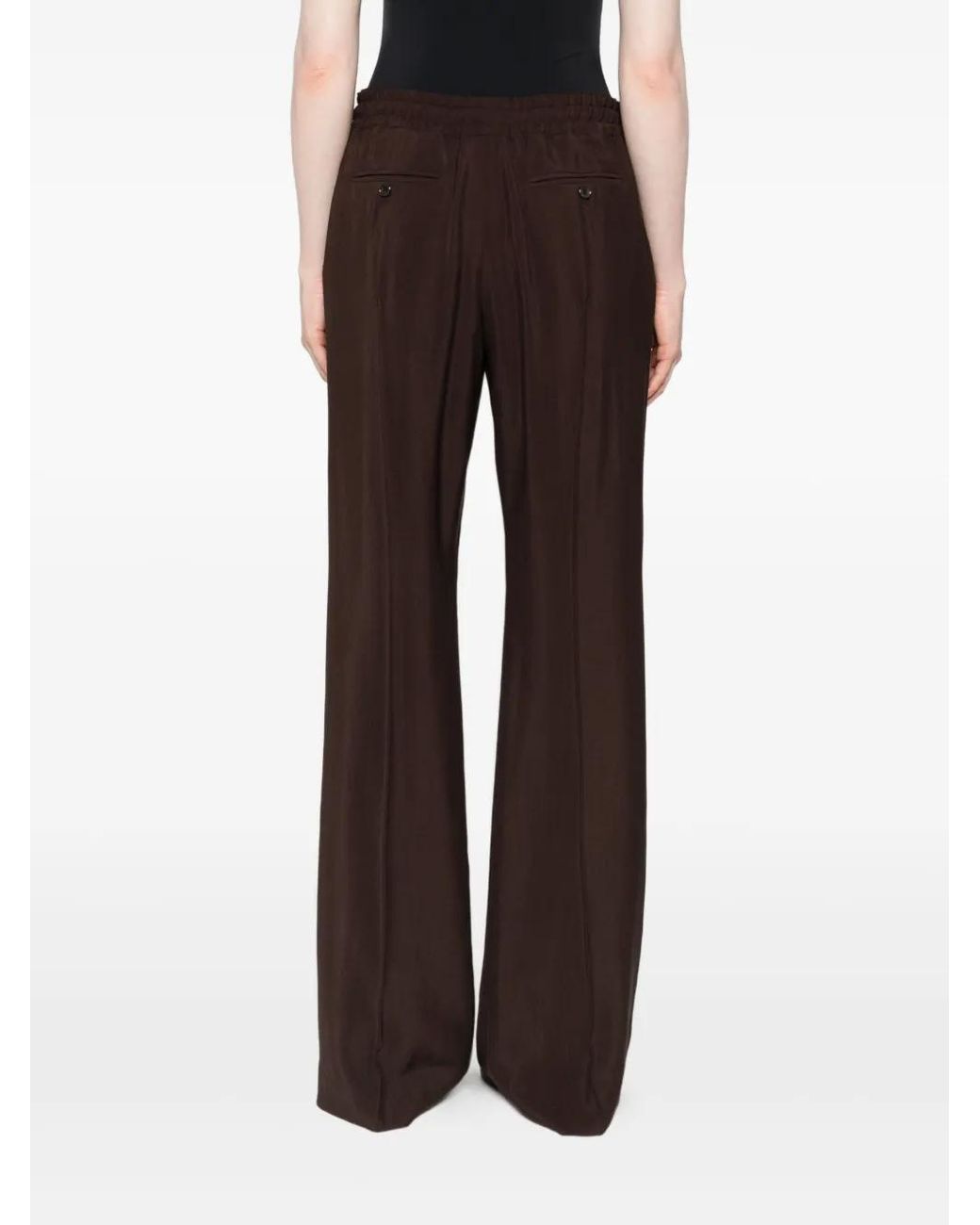 Pantalones Con Cordones Y Costuras Laterales Tom Ford de color Black
