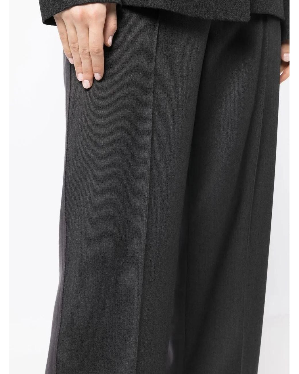 Goen.J Twill Broek in het Gray