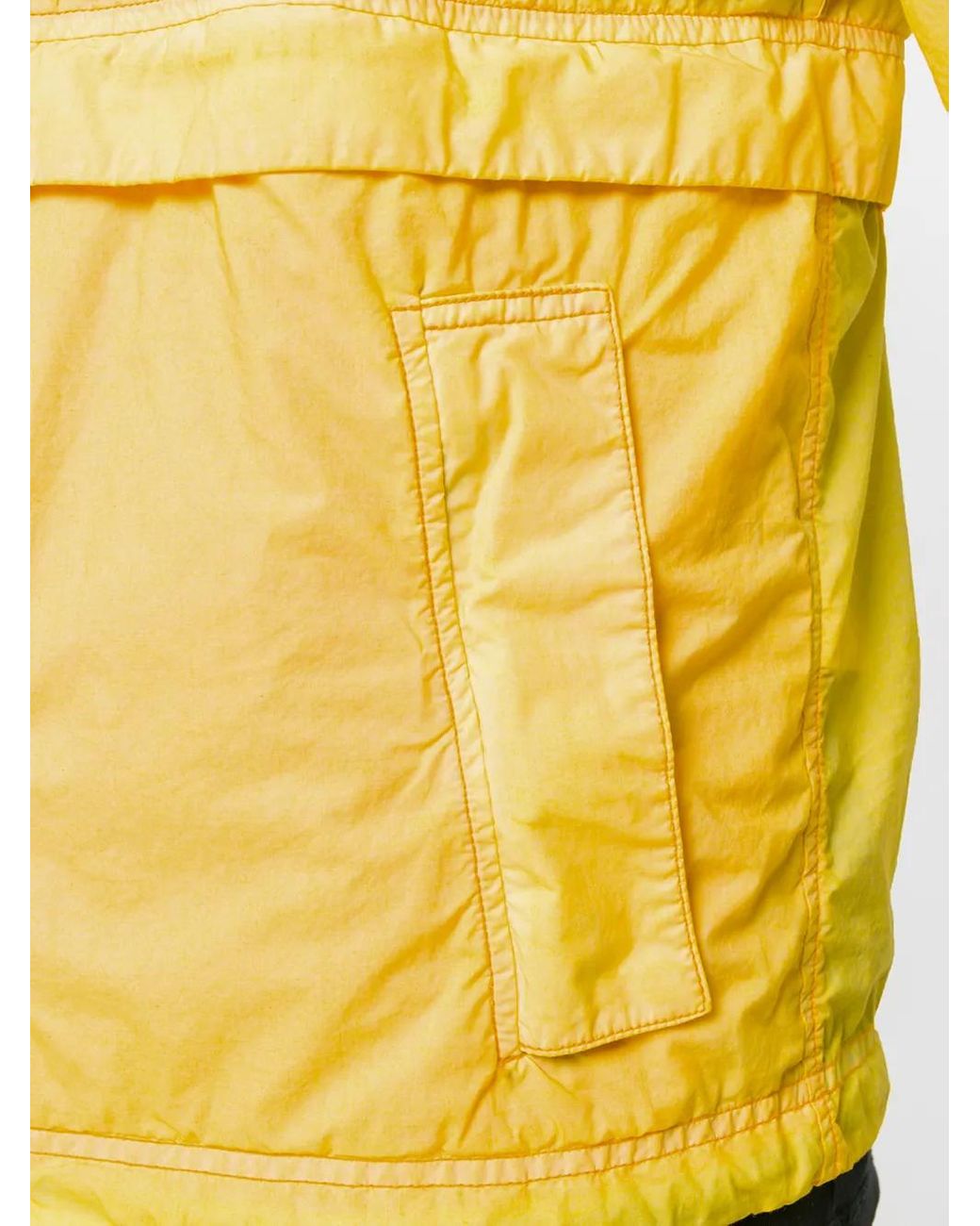 Giacca Leggera Con Cappuccio di Stone Island in Yellow da Uomo
