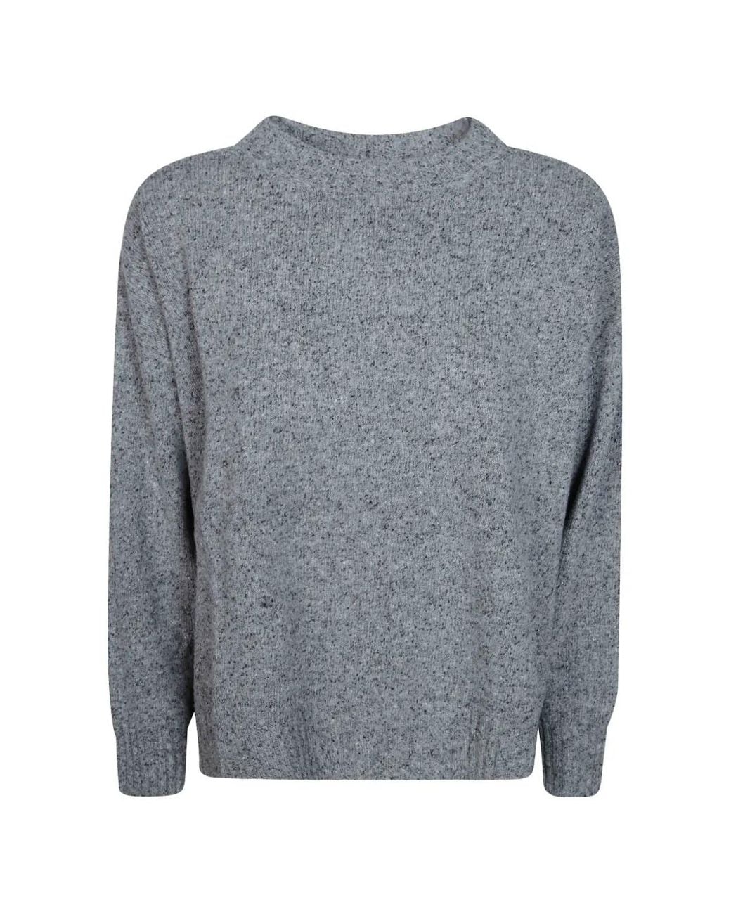 Weekend by Maxmara Gray Pullover Mit Tweed-Effekt
