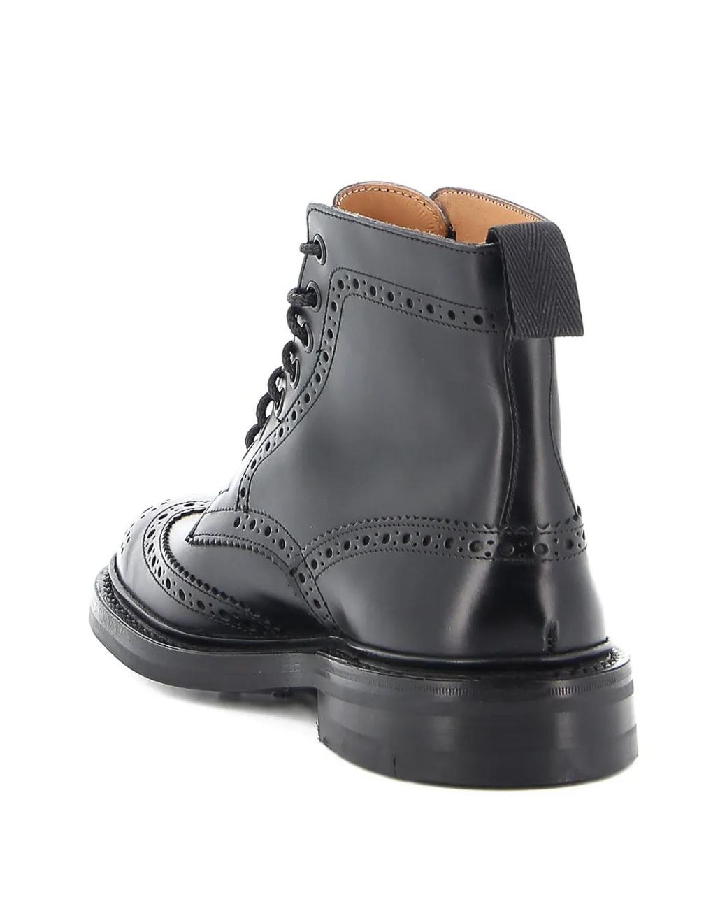 Botines De Piel Tricker's de hombre de color Black