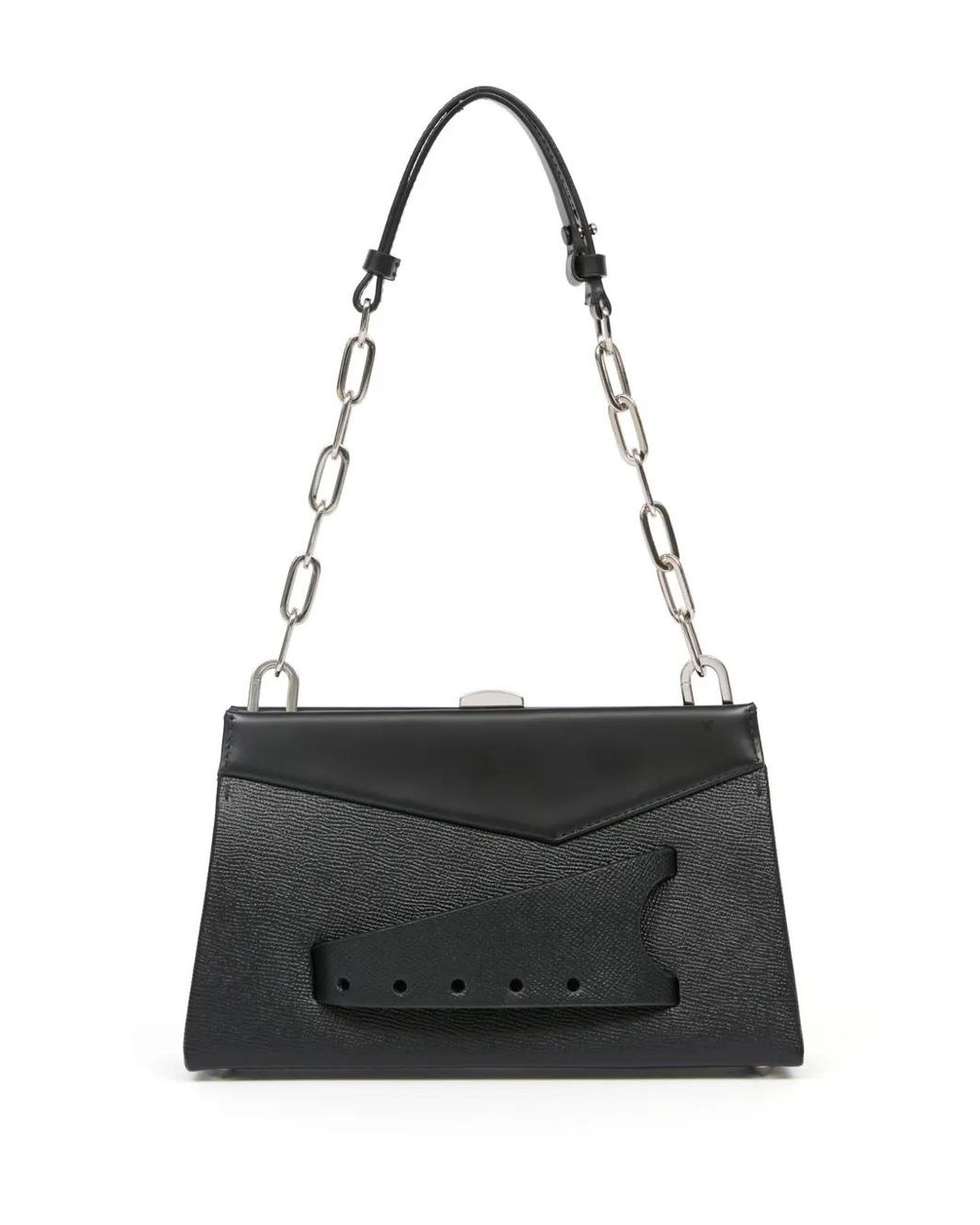 Maison Margiela Black Small Snatched Shoulder Bag