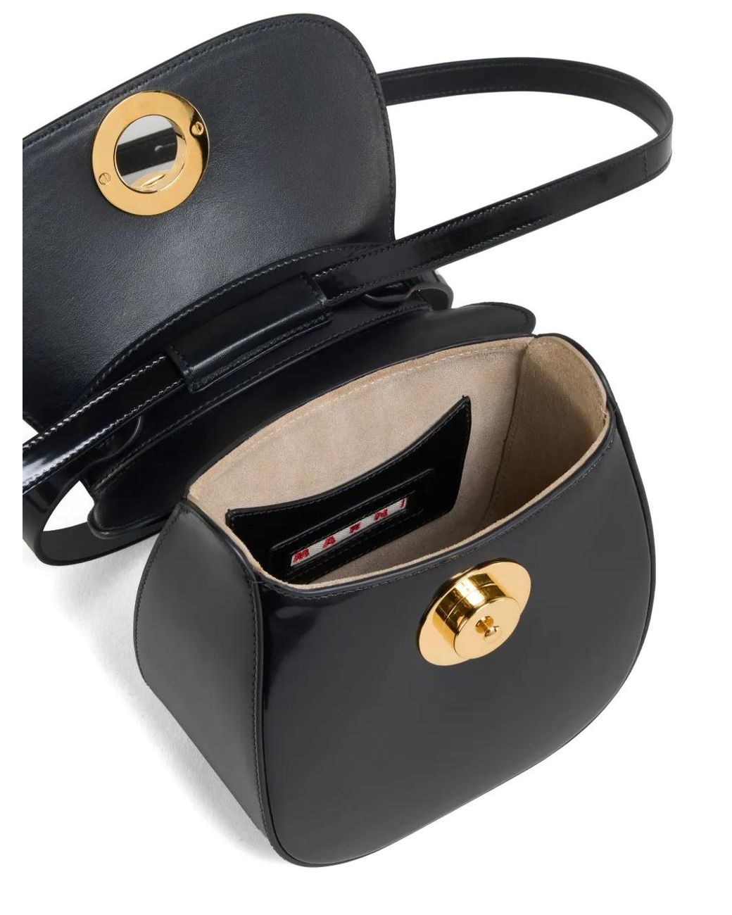Marni Black Small Butterfly Tote Bag