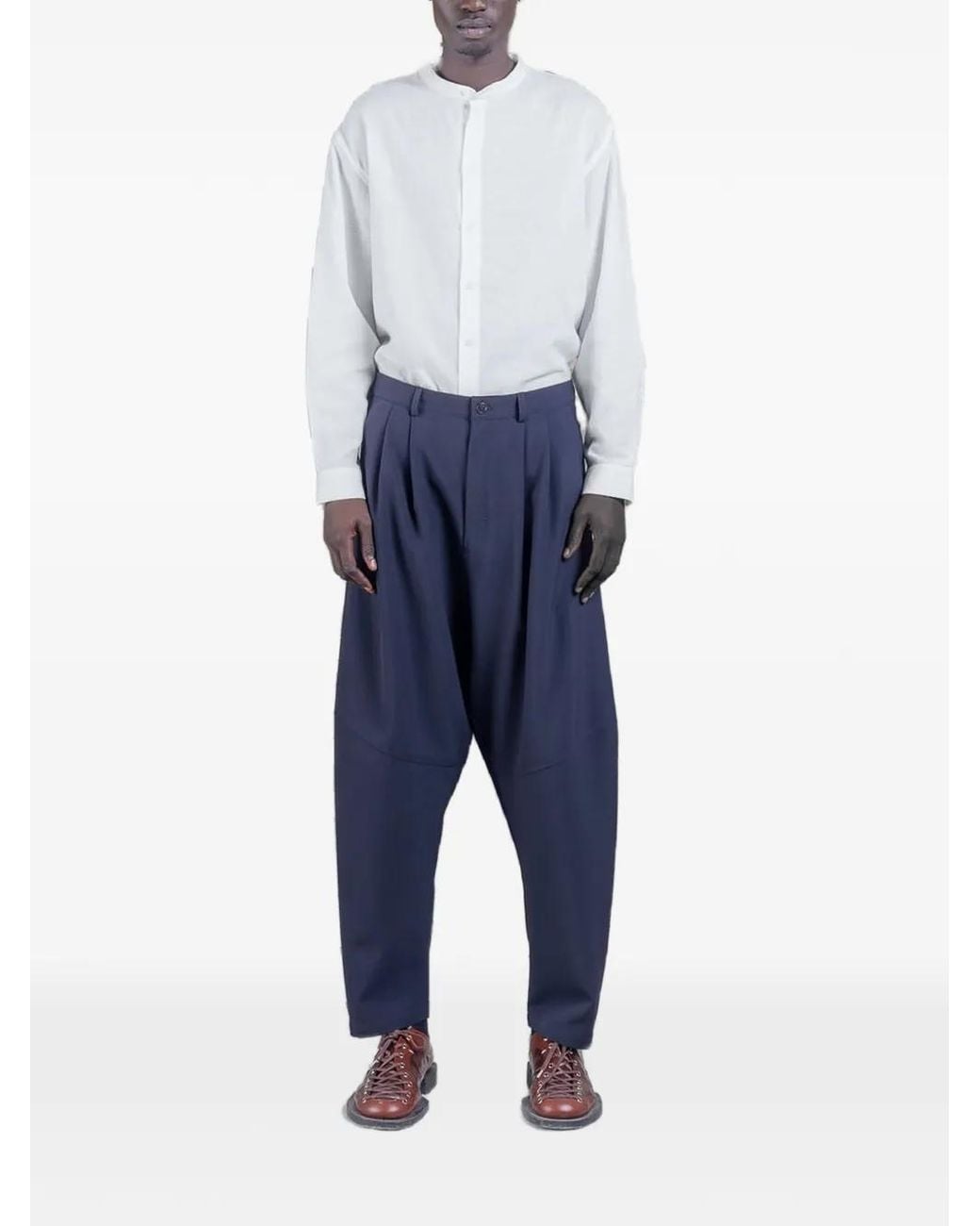 Henrik Vibskov Blue Ants Dropped-Crotch Trousers for men