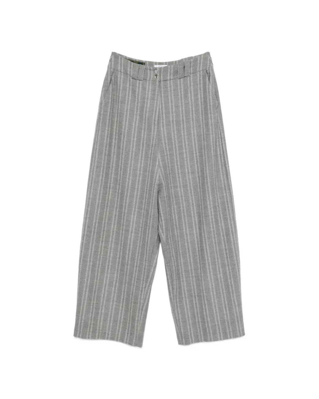 Vestiaire d'un Oiseau Libre Gray Striped Trousers