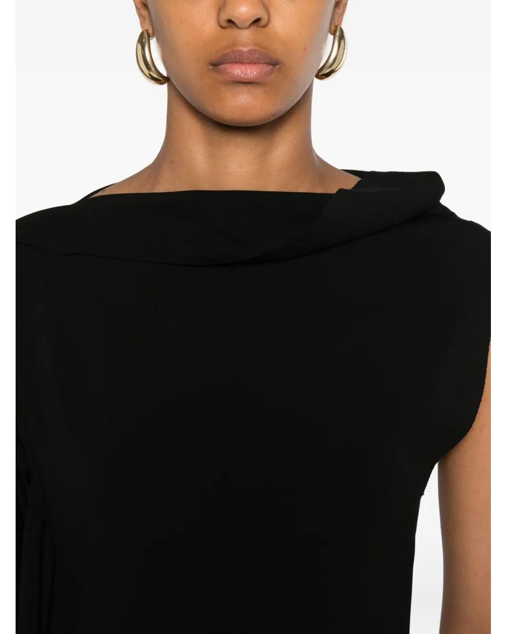 Sportmax Black Nicchia Maxi Dress