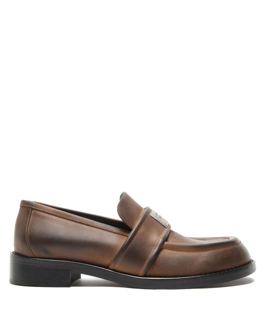 メンズ Acne Studios レザーローファー ブラウン | Lyst