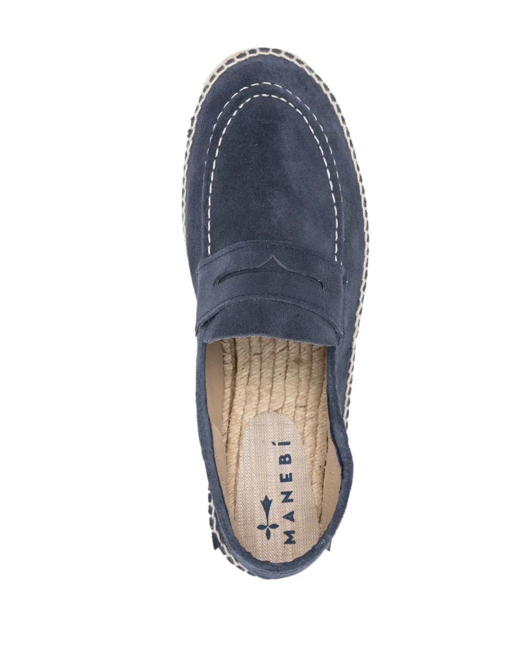 Manebí Blue Hamptons Suede Espadrilles for men