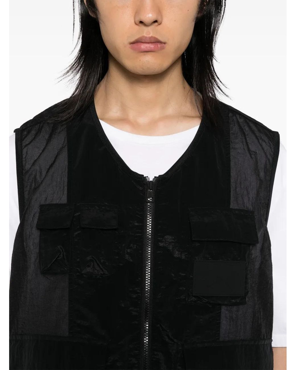 Gilet À Design Patchwork Calvin Klein pour homme en coloris Black