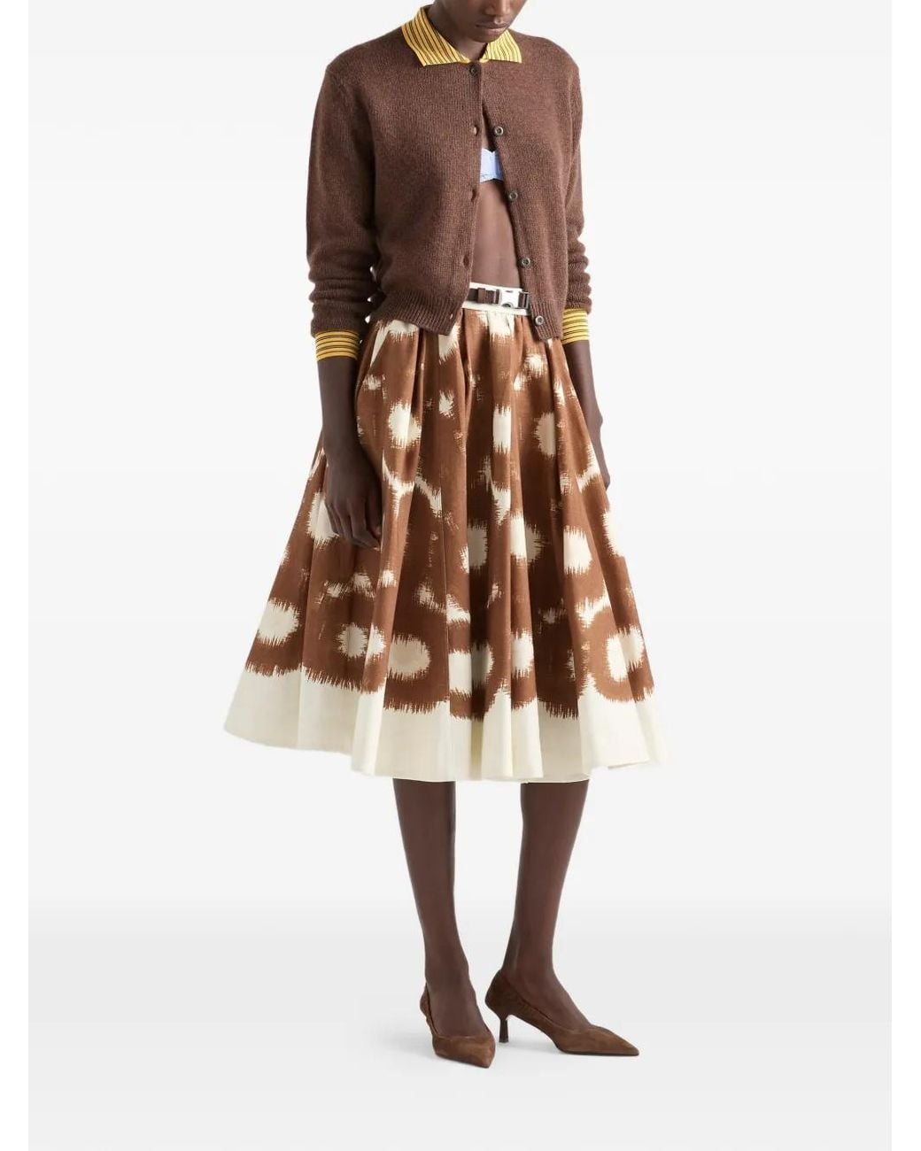 Prada Brown Cashmere Cardigan