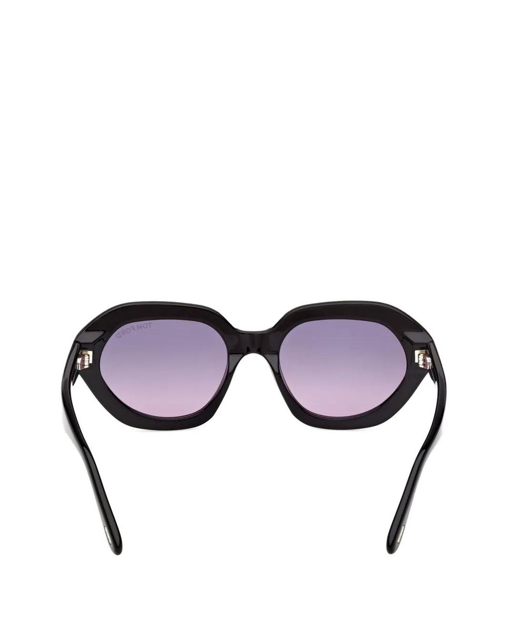 Tom Ford Black Oval Frame Sunglasses