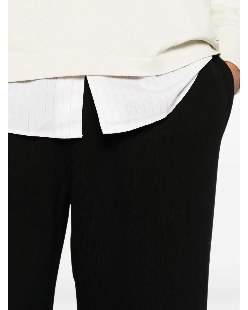 The Row Black Nogari Trousers for men