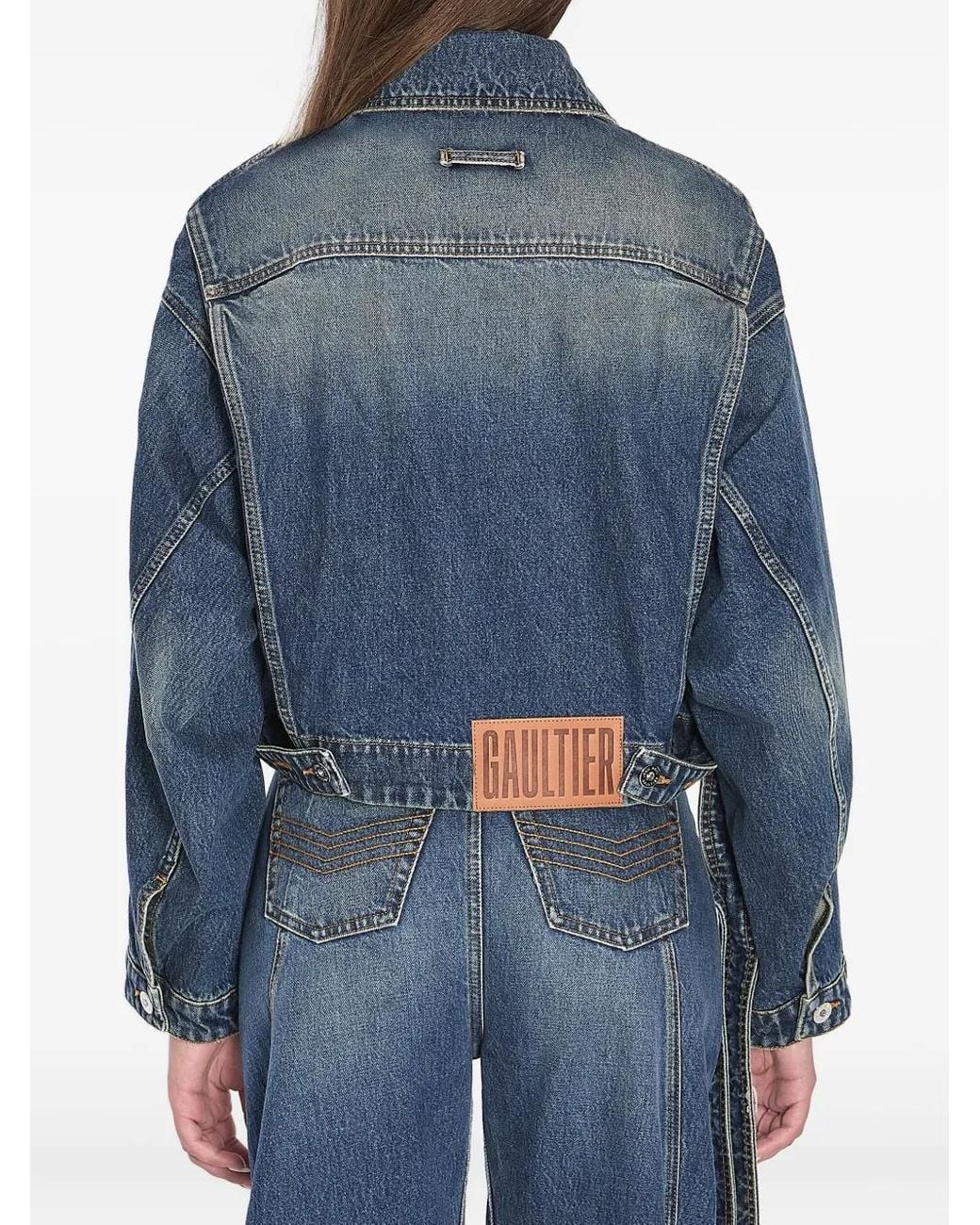 Jean Paul Gaultier Blue Strap Jacket