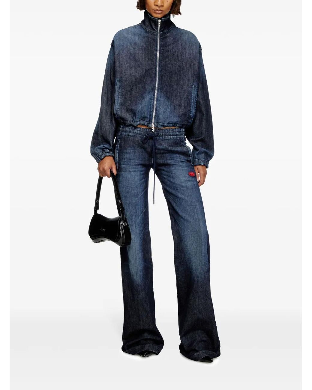 DIESEL Blue De-Sanderz Bomber Jacket
