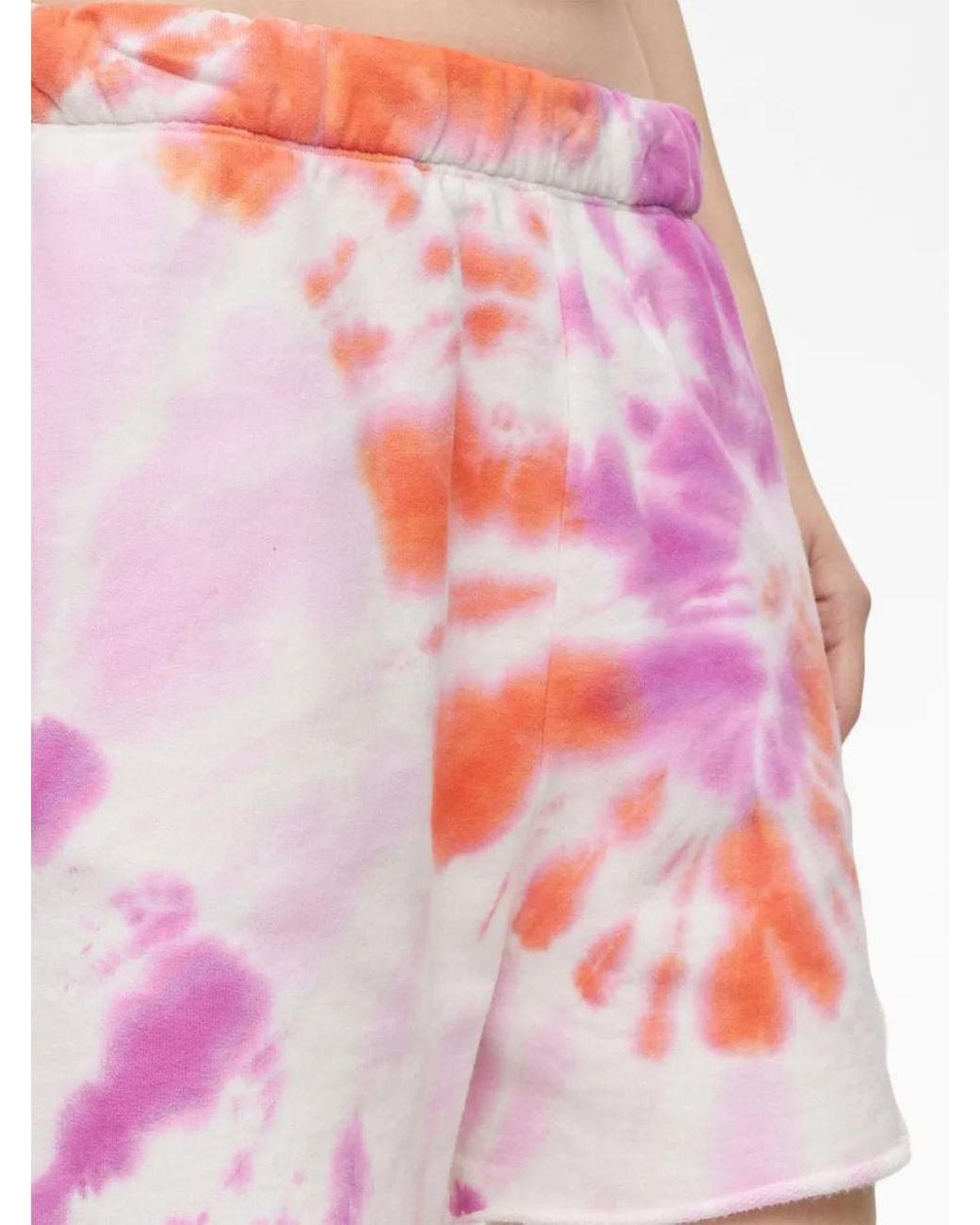 Pantalones cortos de chándal con motivo tie-dye HUGO de color Pink