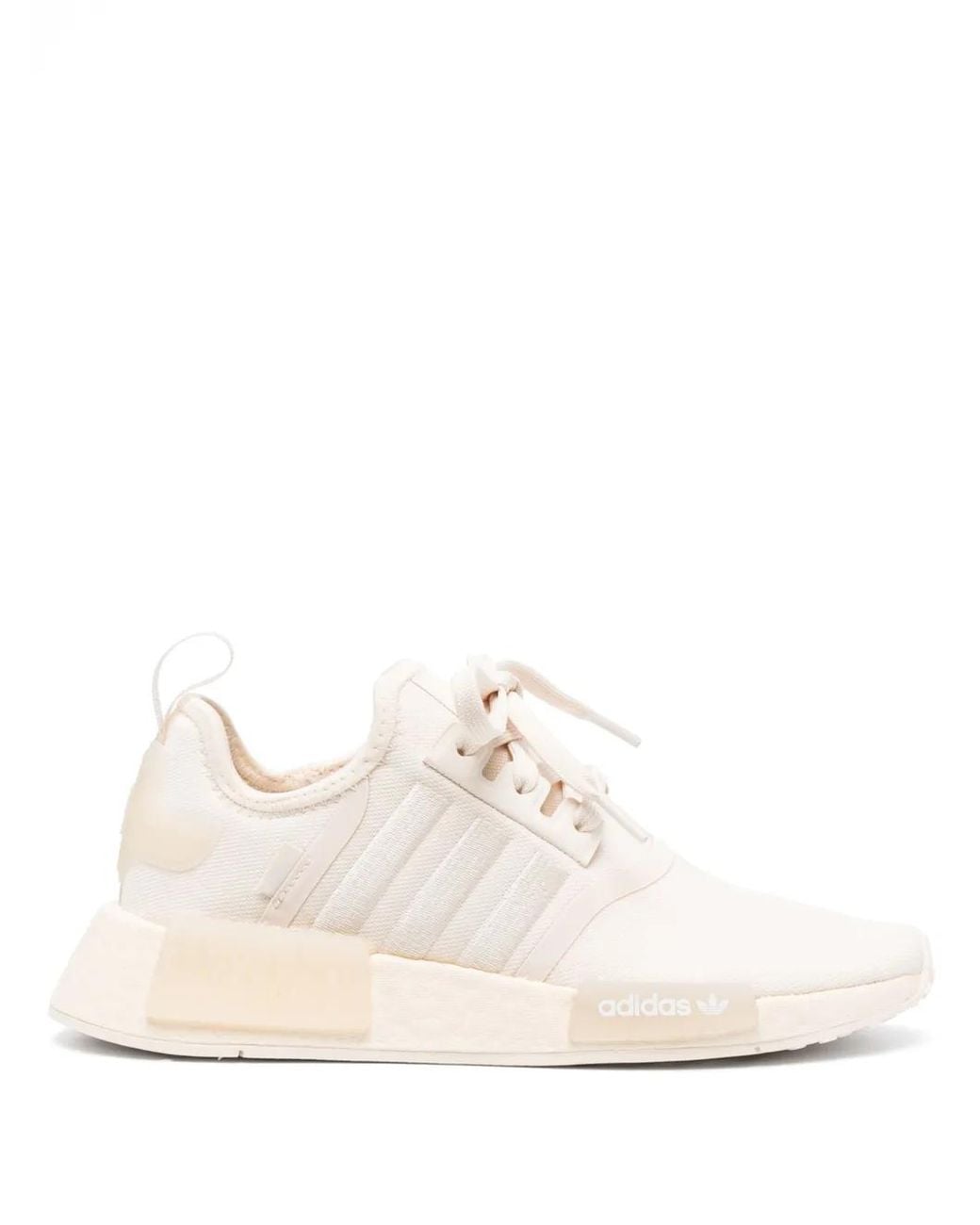Adidas White Nmd_R1 Low-Top Sneakers
