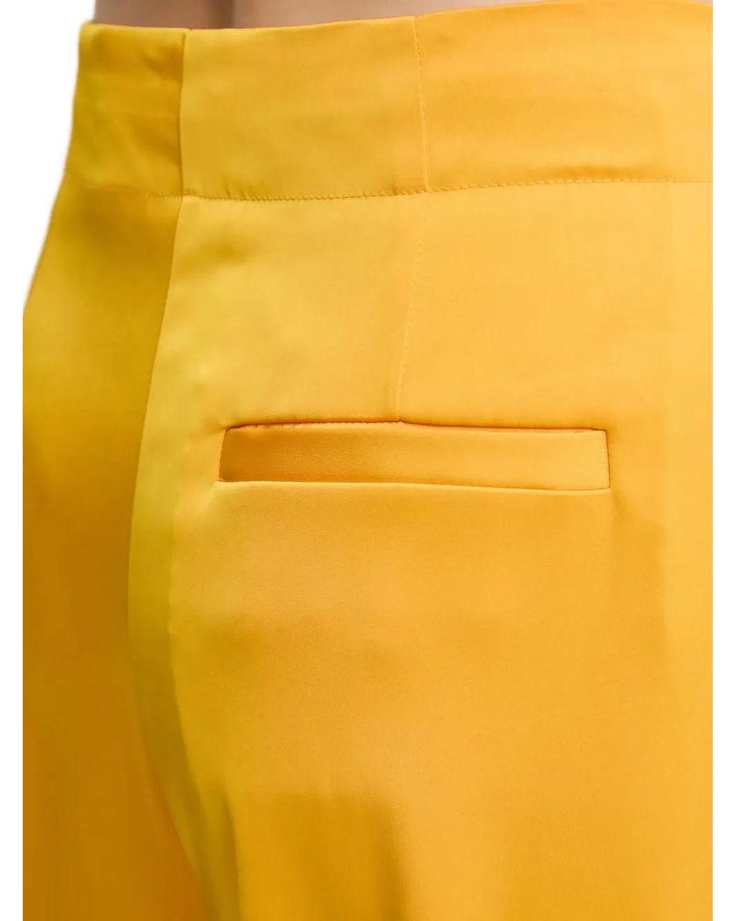 Day Birger et Mikkelsen Yellow Pleated Trousers