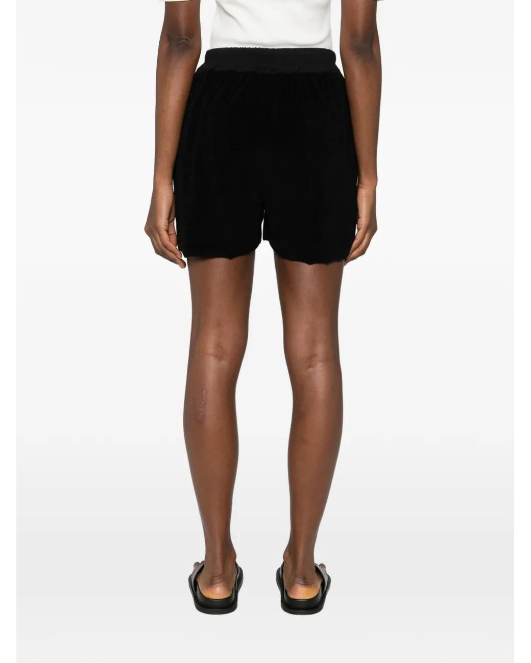 Thom Krom Black Short À Lien De Resserrage