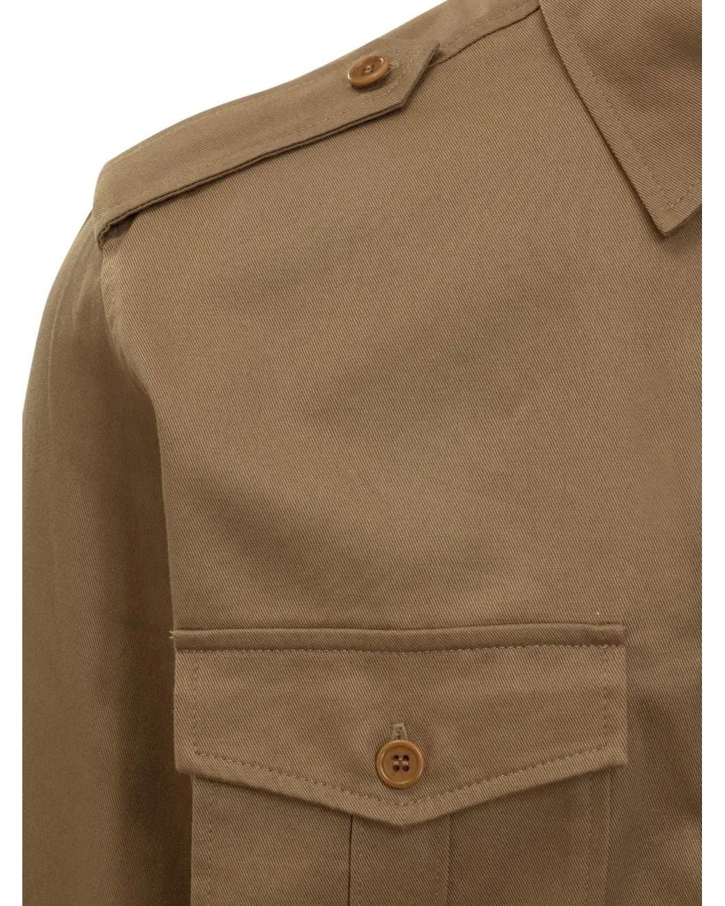 Isabel Marant Green Logo-Embroidered Shirt for men