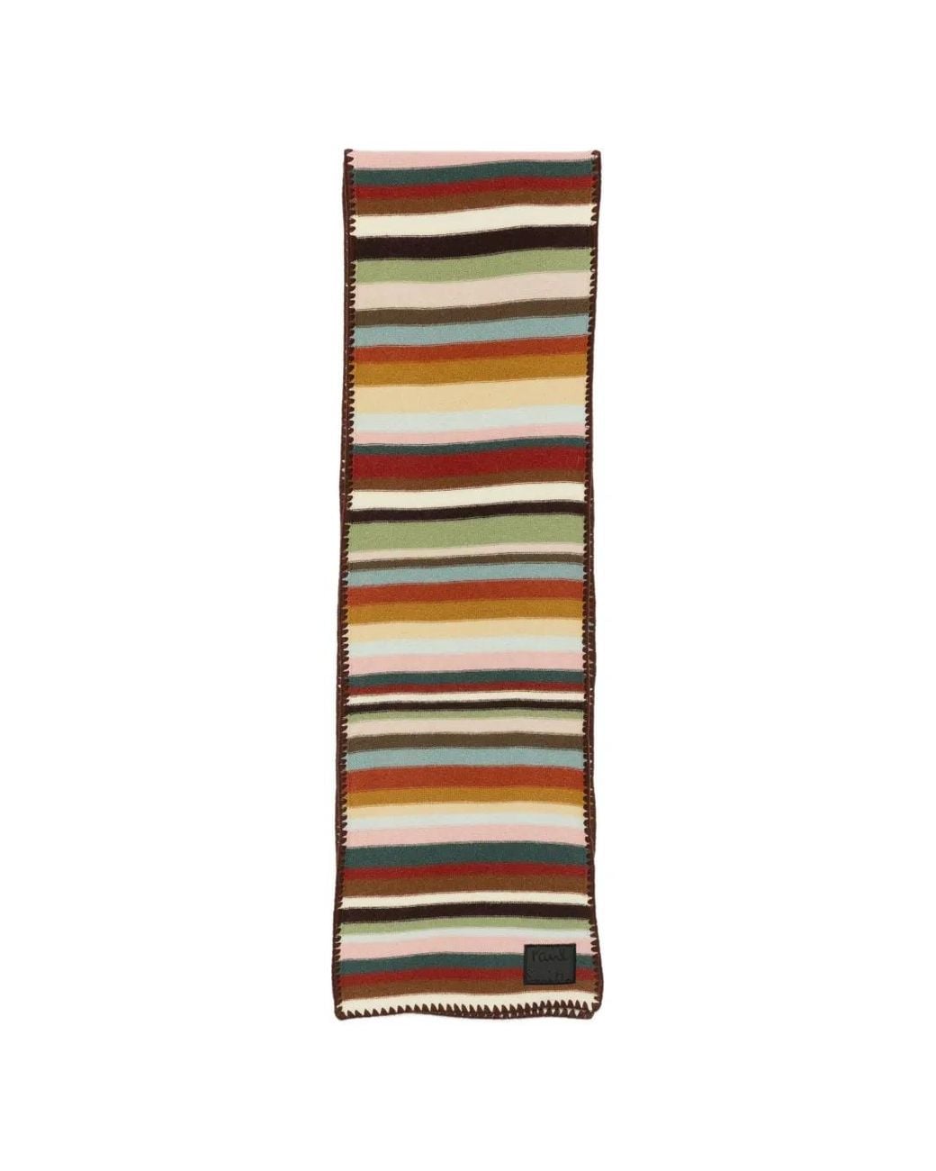 Sciarpa Signature Stripe di Paul Smith in Natural da Uomo