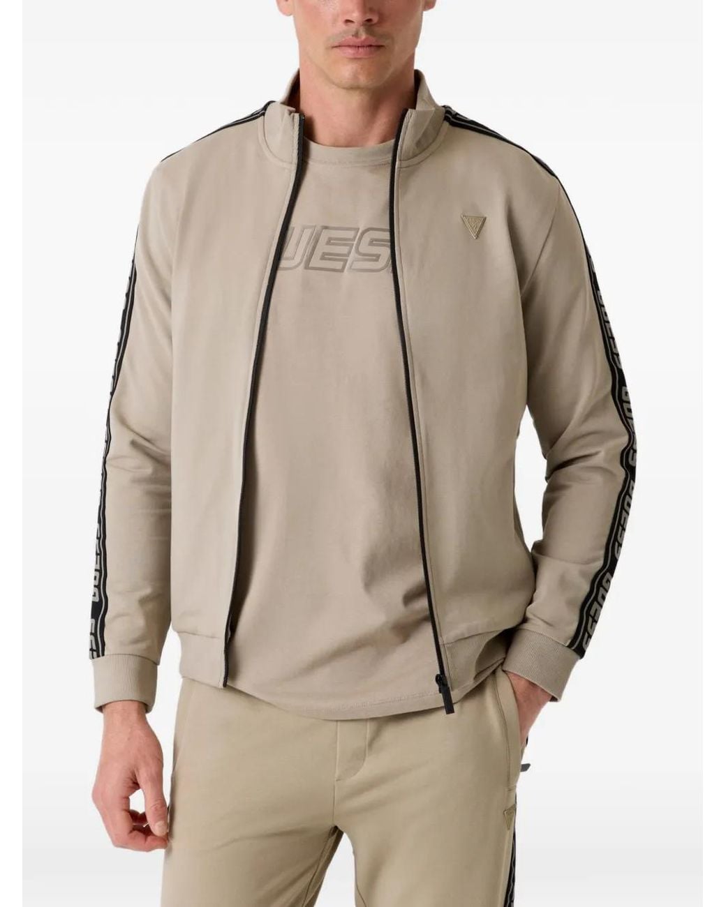 Guess Natural Full-Zip Sweatshirt for men