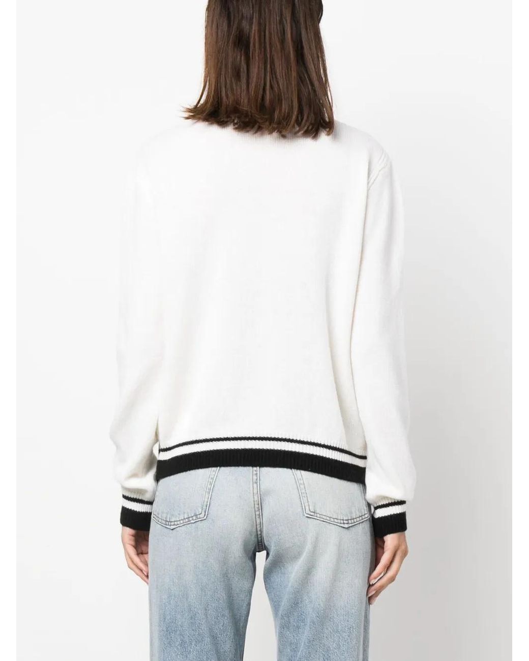 MSGM Blazer Van Wolmix in het White