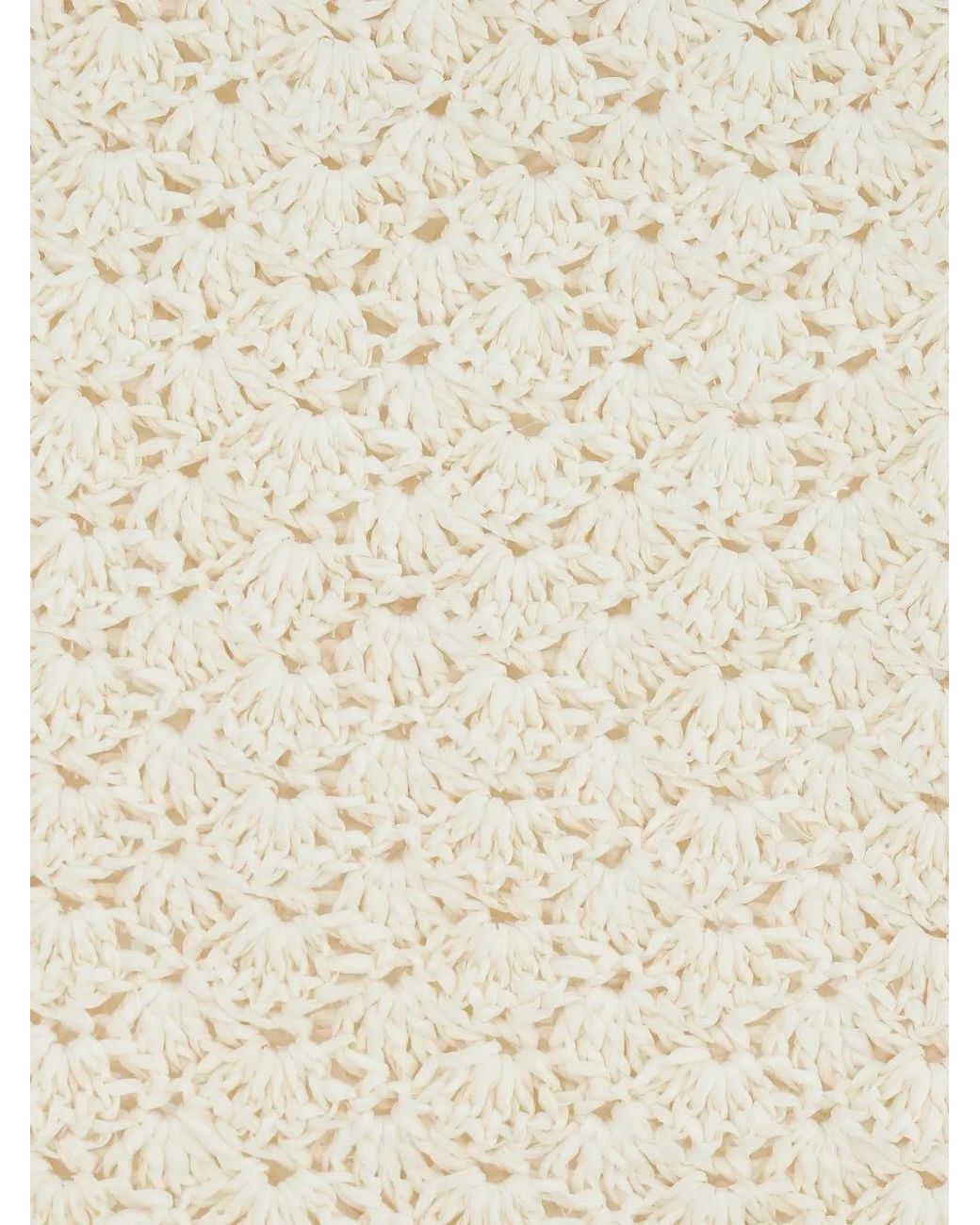 Niccolò Pasqualetti White Crocheted-Design Tote Bag