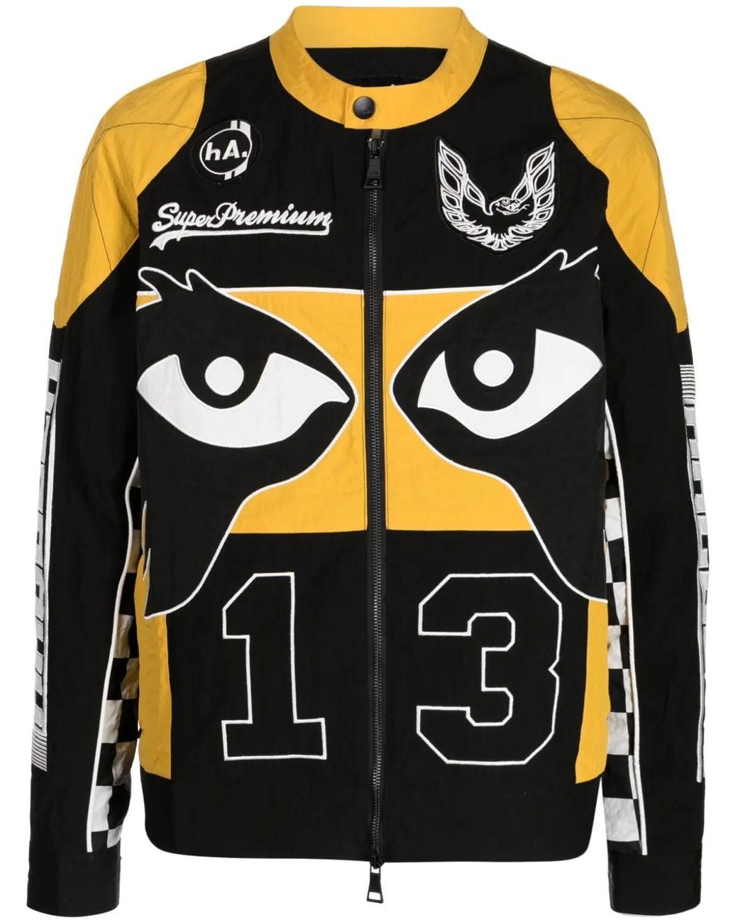 Haculla Black Veste De Moto Zippée for men