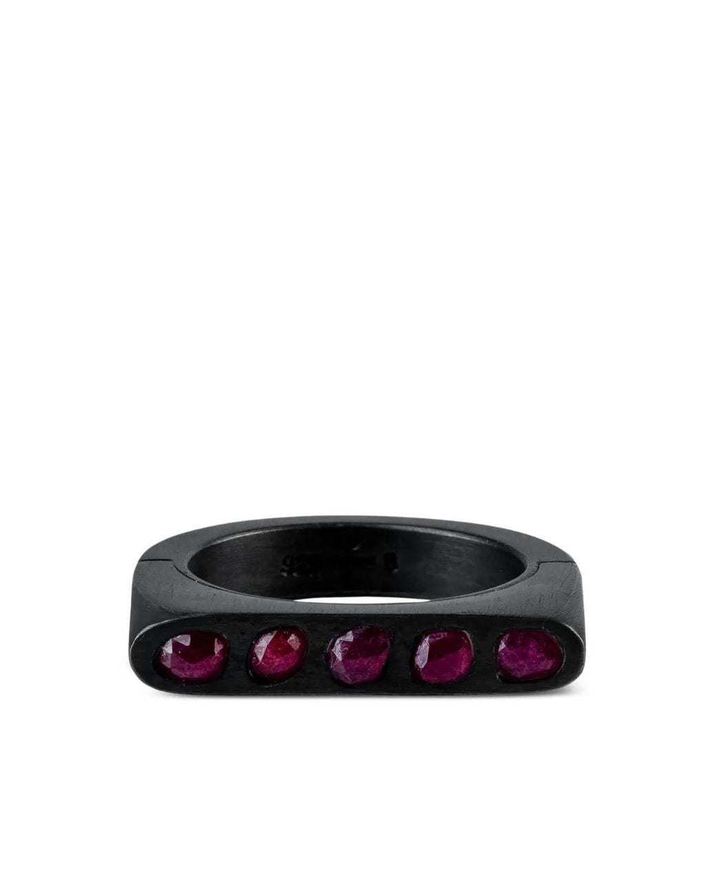 Parts Of 4 Black Sistema Ruby Ring