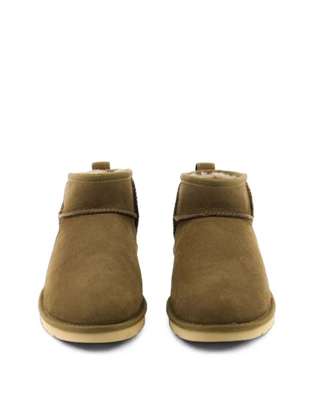 Ugg Brown Classic Ultra Mini Leather Desert Boots for men