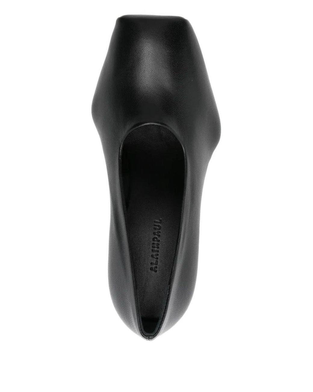 ALAINPAUL Black 70Mm Square-Toe Pumps