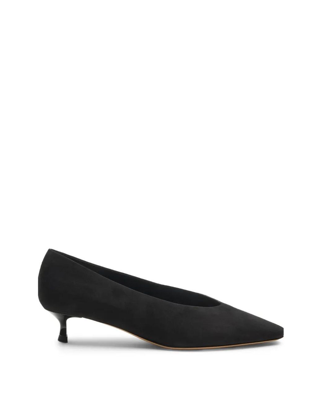 Casadei Black Giselle Suede Pumps