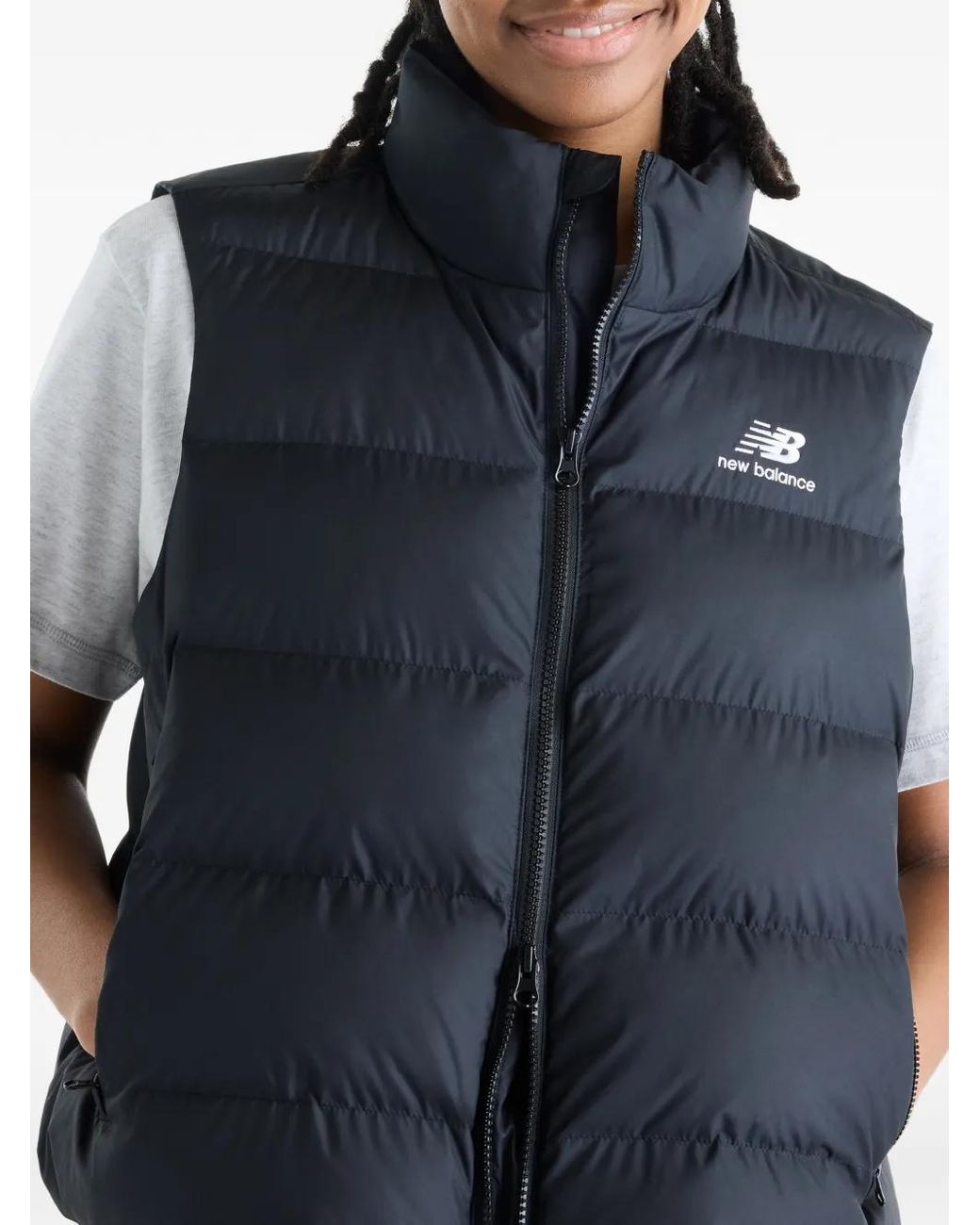 New Balance Blue Boston Padded Vest