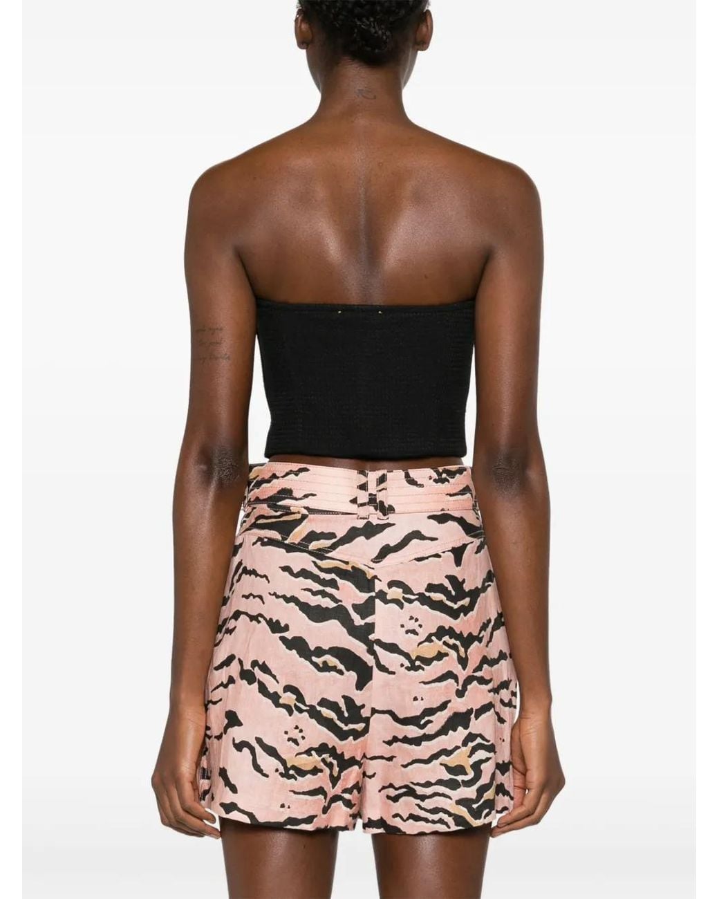 Forte_forte Black Sweetheart Cropped Top
