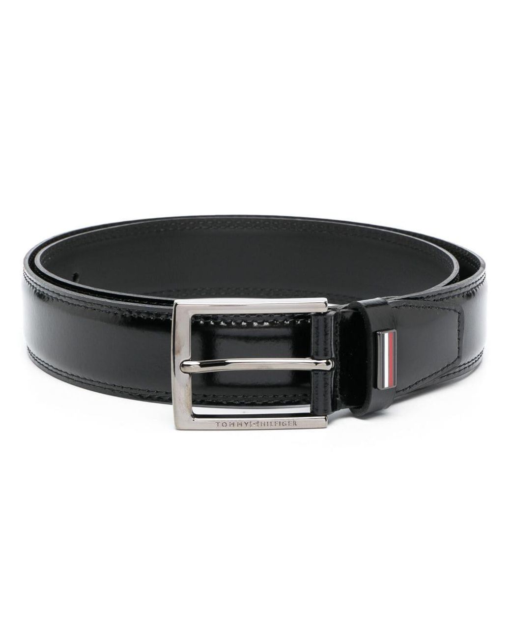 Tommy Hilfiger Business 3.5 Leather Belt in Black for Men Lyst