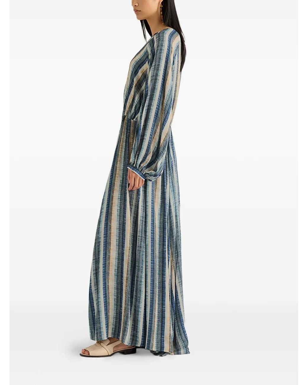 Momoní White Francisco V-Neck Maxi Dress