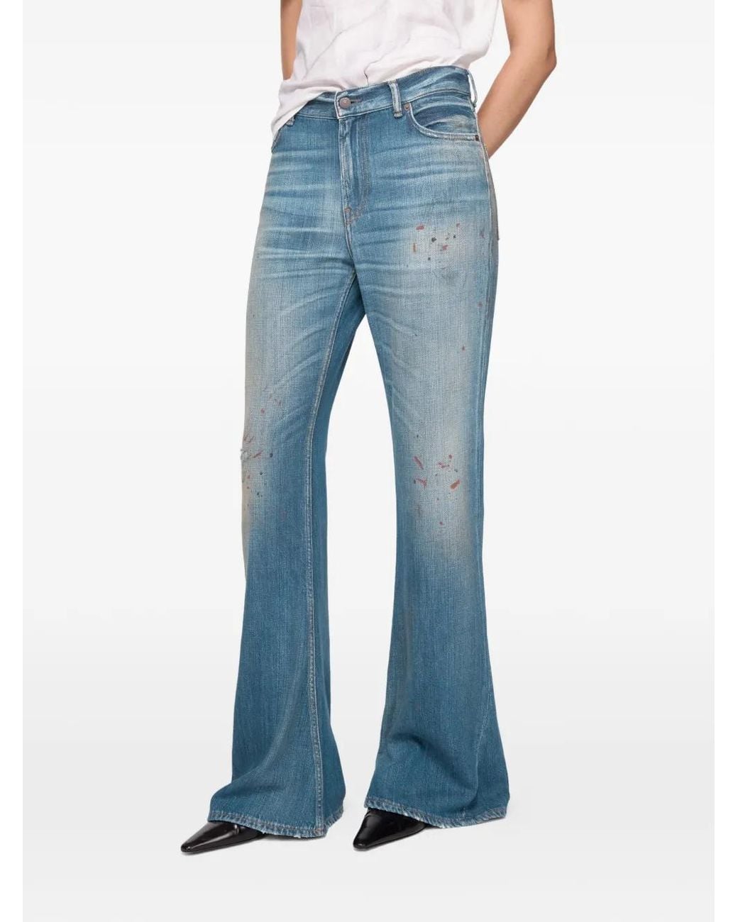 Acne Blue 2025F Fitted Jeans