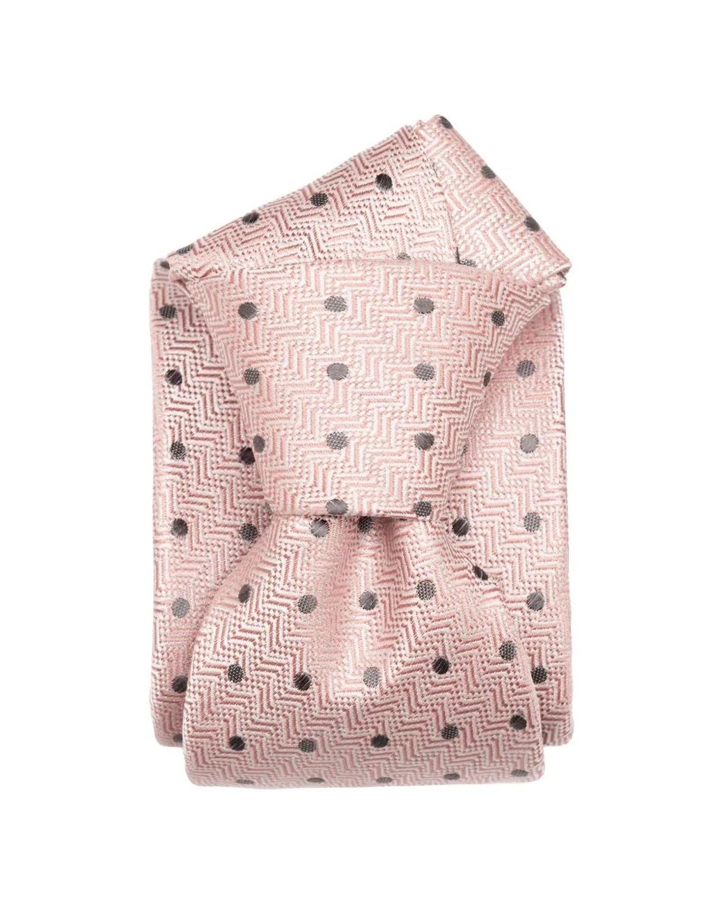 Elizabetta Pink Tiburtina Silk Jacquard Tie for men