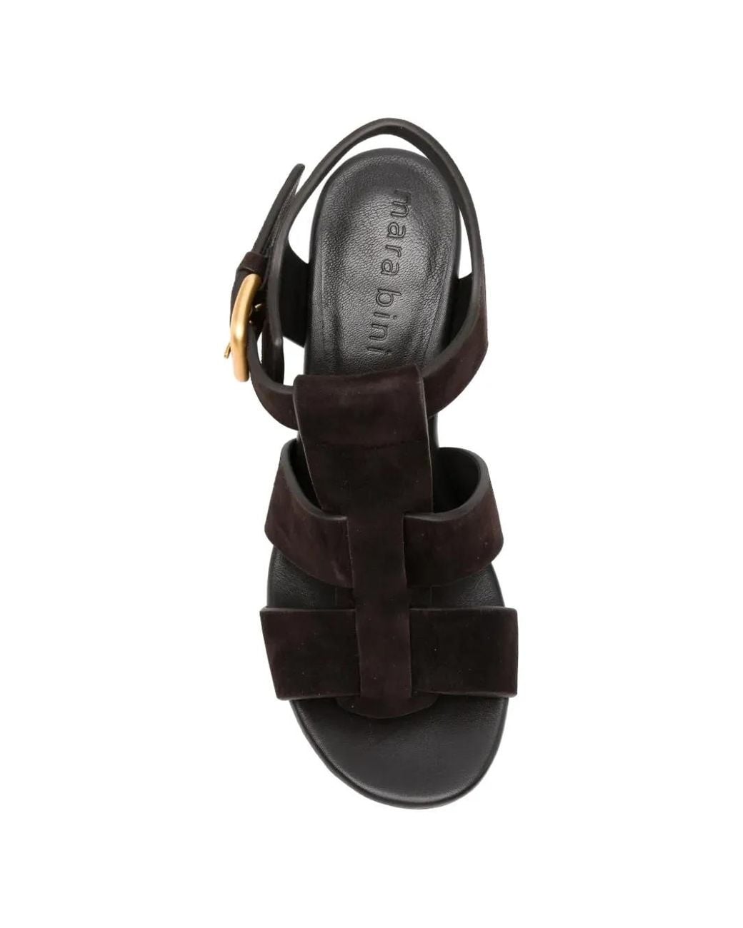 Mara Bini Black Strappy Heeled Sandals
